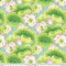 Fabric FreeSpirit Kaffe Fassett Green Lake Blossoms by the Quarter Yard GP93.GREE